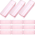 Maitys 12 Pcs Vanity Drawer Organizer 9 x 3 x 2 Inches Clear Plastic Utensil by Maitys