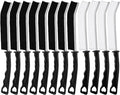 12Pcs Hard Bristle Crevice Cleaning Brush, Grout Cleaner Brush by Tecbeauty