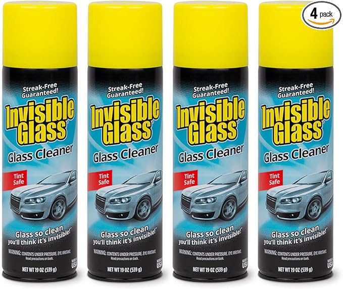 Invisible Glass 91164-4PKPremium Aerosol Glass and Window Cleaner by InvisibleGlass