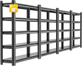 78" H 47.2" Wide 4 Piecees Garage Shelving, Thickened Heavy Duty Metal Shelving by HzdbhdGarageShelving