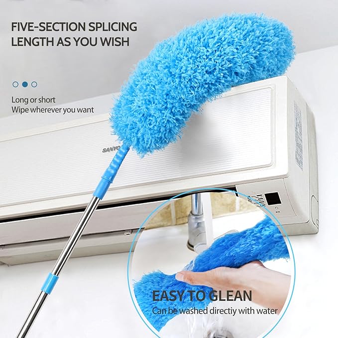 Ceiling Fan Cleaner Duster Reusable Microfiber Removable Duster - Image 4