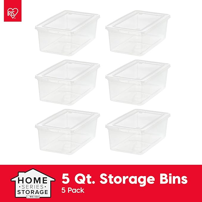 IRIS USA 6-Pack Storage Bins - Image 7