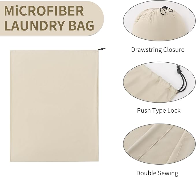 ZPECC Travel Laundry Bag 12 Pack, Bulk Extra Large Heavy Duty Bags, Durable - Image 3