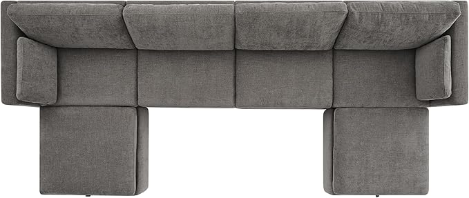 CHITA Oversized Modular Sectional Fabric Sofa Set, Extra Large U Shaped Couch - Image 5