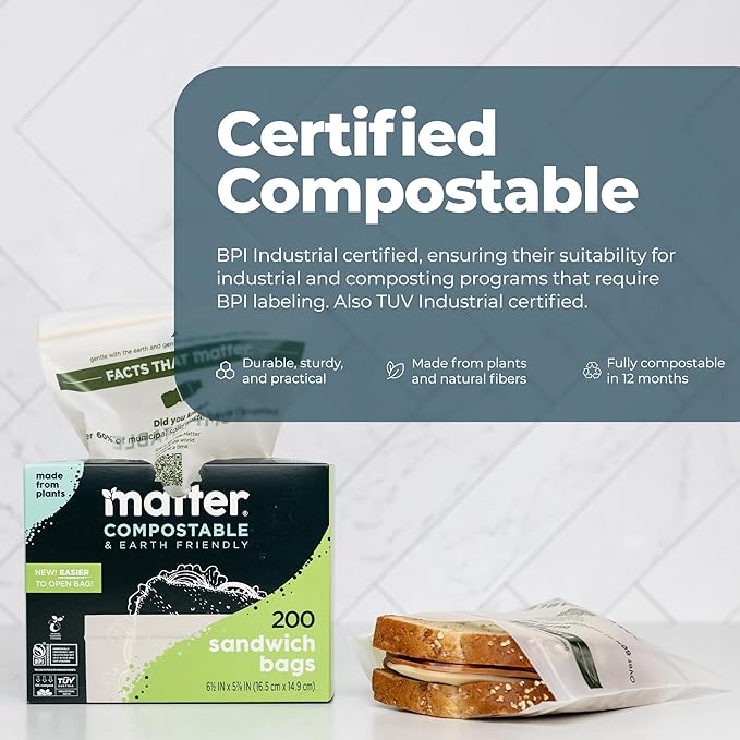Matter Compostable Sandwich Bags - Image 6