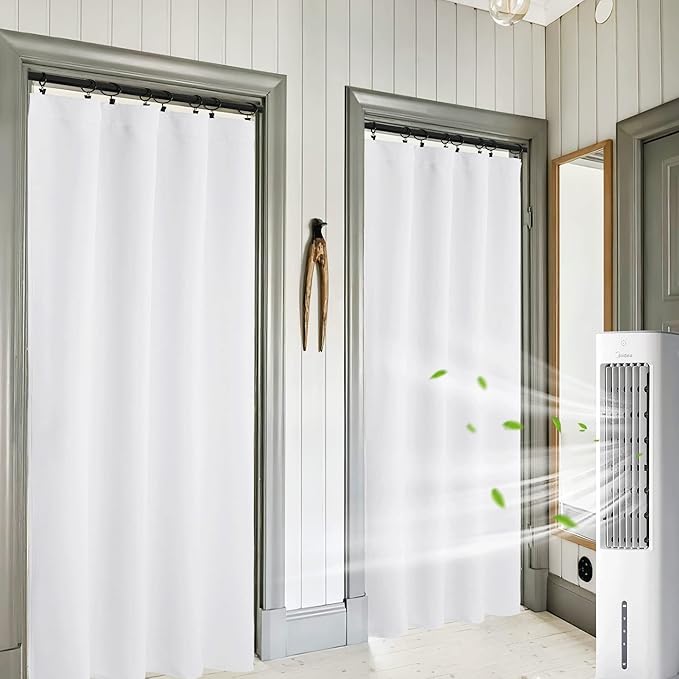 RYB HOME White Curtains for Bedroom by RYBHOME