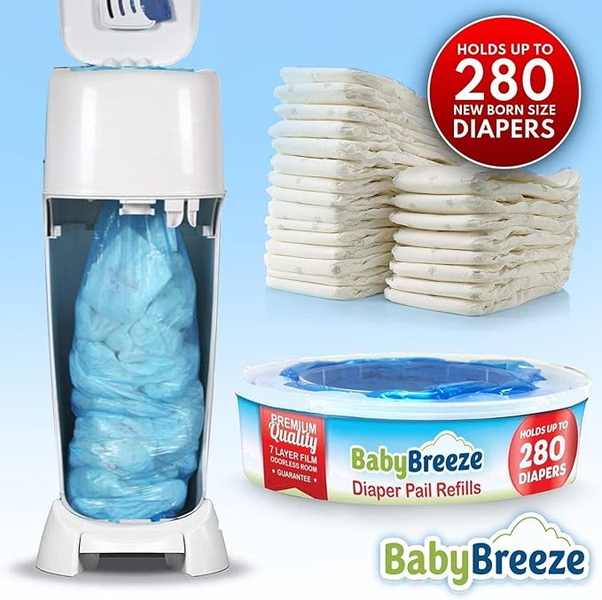 Diaper Pail Refill Bags Compatible - Image 2