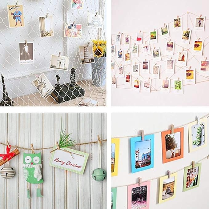 50PCS Small Wooden Clothespins for Pictures - Image 5