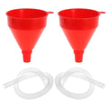 Flexible Fuel Funnel with Long Hose Plastic Small Wide Mouth Filling Funnel Car by Nayciiy