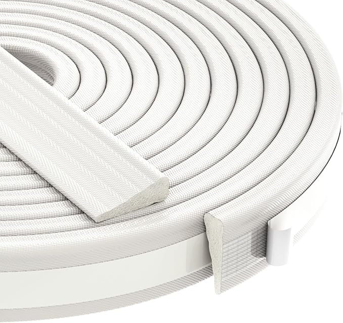 QDiShi 196" Wedge-Shape Weather Stripping Door Seal Weatherproof Foam Seals by QDiShi