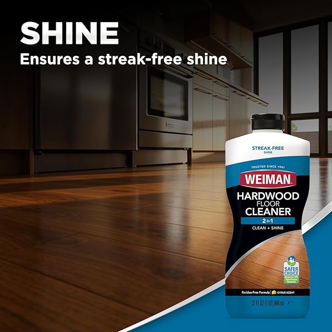 Weiman Hardwood Floor Cleaner and Polish Restorer Combo - Image 6
