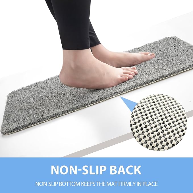 Non Slip Shower Mat, Anti Slip Bath Mat, Quick Drying Bath Tub Mats, Foot - Image 3