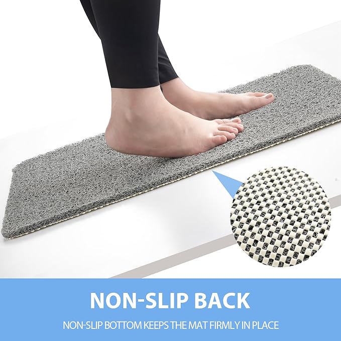 Non Slip Bathtub Mat, Anti Slip Shower Mat, Quick Drying Bath Tub Mats - Image 3