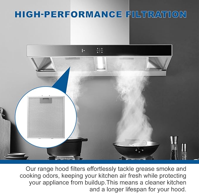 Range Hood Filter Replacement 12" x 10.5"W10169961A - Image 4
