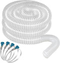 Heavy PVC Dust Collection Hose 2 1/2" x 20', Puncture Resistant PVC Dust by Qucship