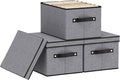 Fabric Storage Boxes, 7.1 x 9.1 x 13 Inch Baskets by YheenLf