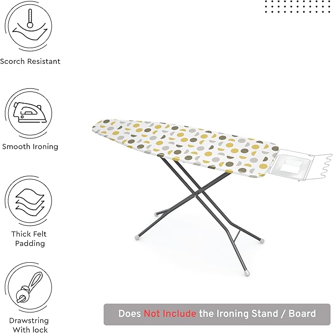 Encasa XO Ironing Board Cover and Pad 54"x15" - Image 2