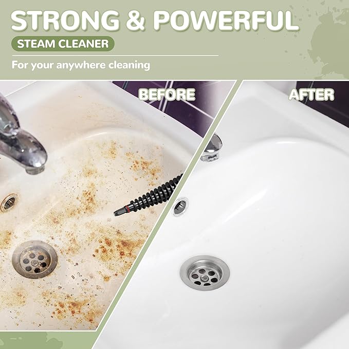 Spurgehom Handheld Steam Cleaner, Portable Steamer - Image 7