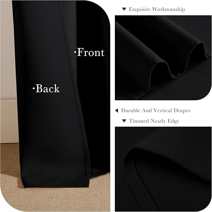Pony DACNE Black Blackout Curtains - Image 5