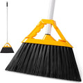 Outdoor Broom with 54'' Long Handle, Heavy Duty Broom by IVYROLL