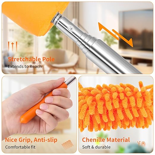 Mini Duster for Cleaning, 360° Bendable Hand Dusters - Image 6