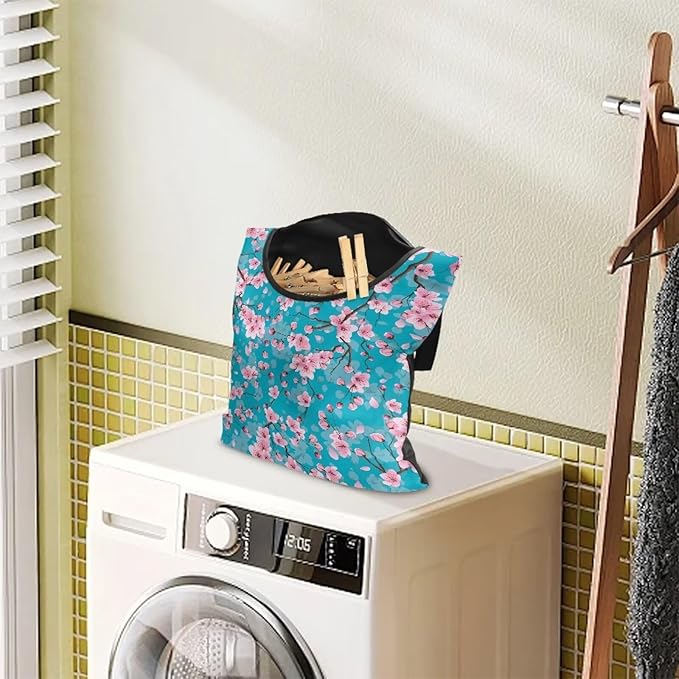 Cherry Blossom Clothespin Pouch - Image 3