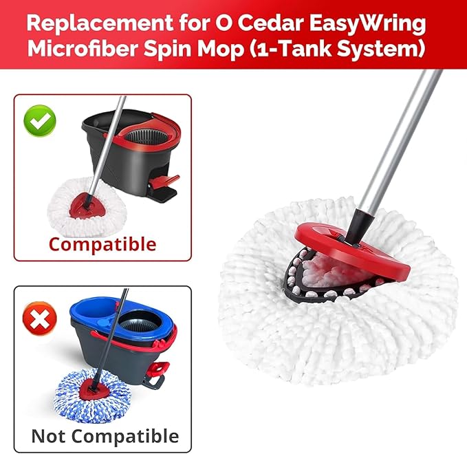 Spin Mop Head, Handle Replacement - Image 2