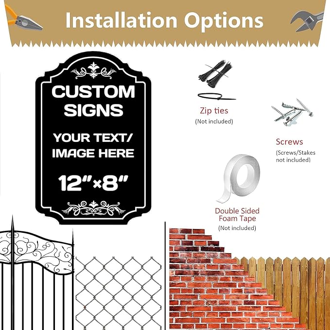 Custom Aluminum Weatherproof Metal Garden Signs - Image 4
