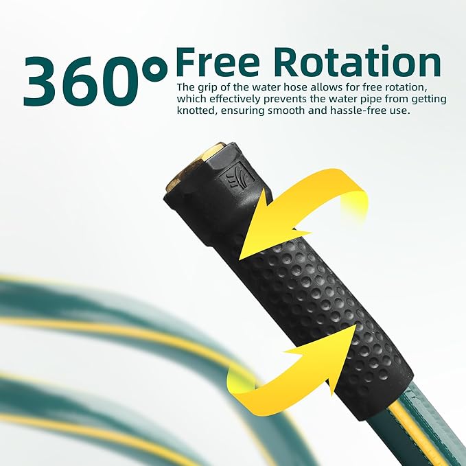 Solution4Patio Long Leader Green Garden Hose 3/4 in. x 100 ft. -Kink Free - Image 3