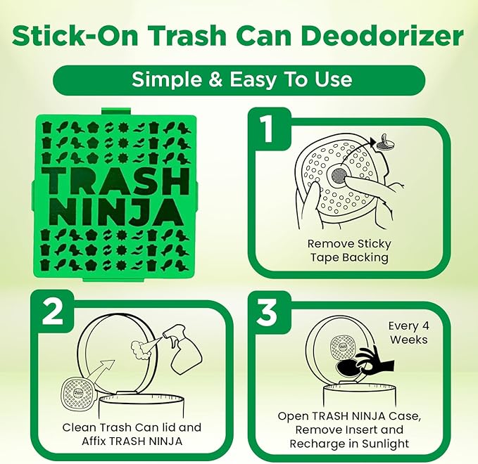 Trash Ninja Trash Can Deodorizer and Odor Eliminator - Image 7