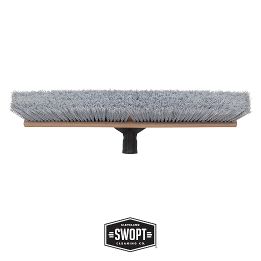 SWOPT 24” Premium Multi-Surface Push Broom Head — Indoor and Outdoor Push Broom - Image 4