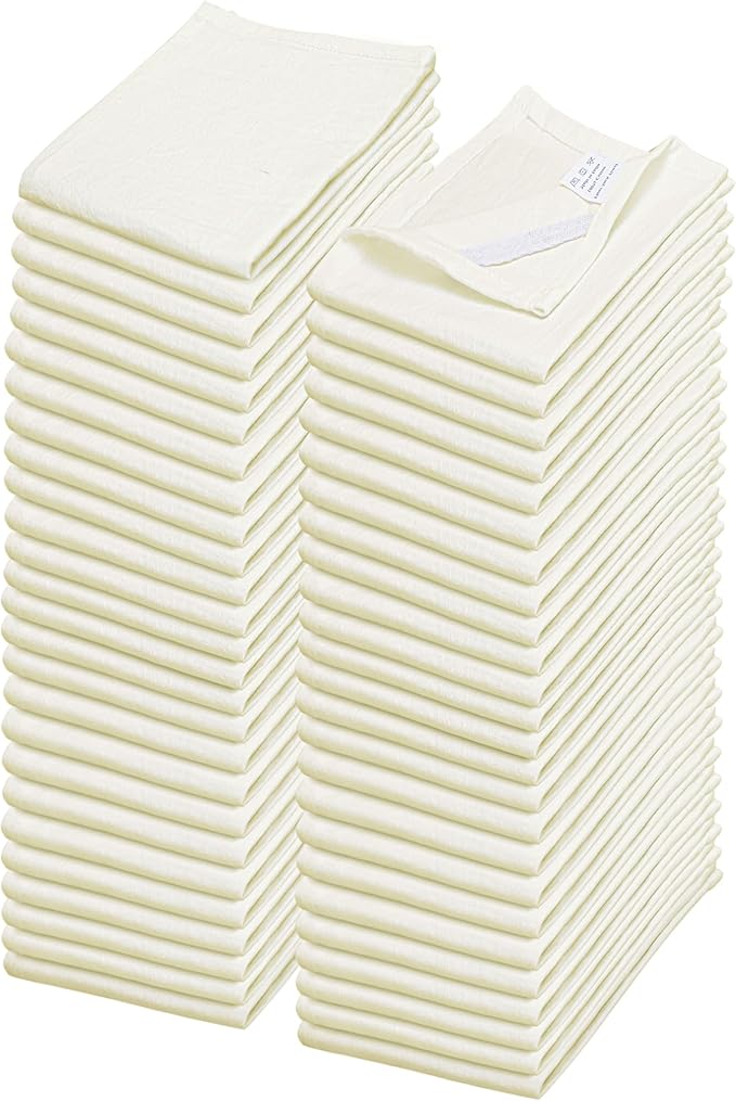 WHITEWRAP Flour Sack Towels| TeaTowel by WHITEWRAP