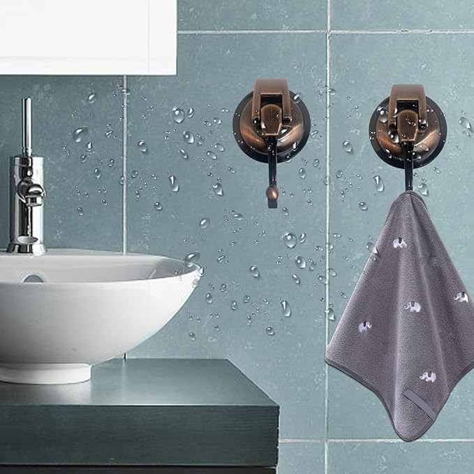Heavy Duty Vacuum Suction Shower Hooks - Image 3