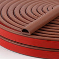 Silicone D Shape Weather Stripping 19.7 Feet Self Adhesive Seal Strip by Benory