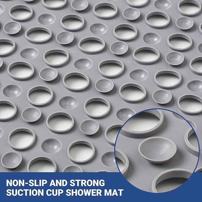 Non Slip Bathtub Mat and Shower Mat 31x17 inch, Bath Mat - Image 6