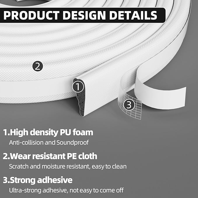 196" Wedge Weather Stripping Door Seal Strip - Image 3