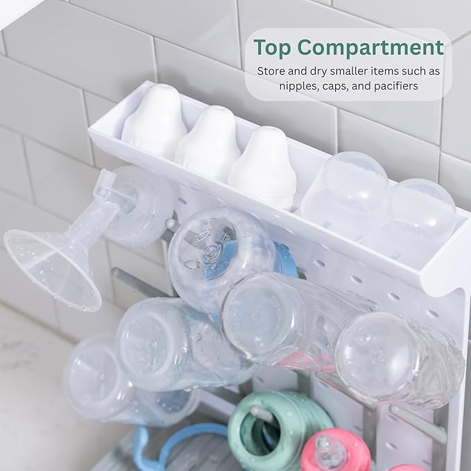 Baby Bottle Drying Rack – Large Vertical Bottle Dryer - Image 3