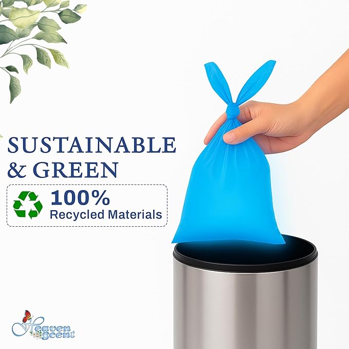 Heaven Scent Hygiene Bags 1.5MIL ULTRA-THICK Discreet Waste Disposal | Made in - Image 7