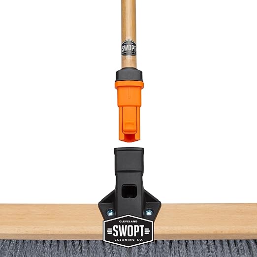 SWOPT 24” Premium Multi-Surface Push Broom Head — Cleaning Head Interchangeable - Image 4