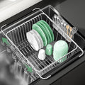 Dish Drying Rack in Sink, Extendable Stainless Steel Dish Drainers by Fanbsy