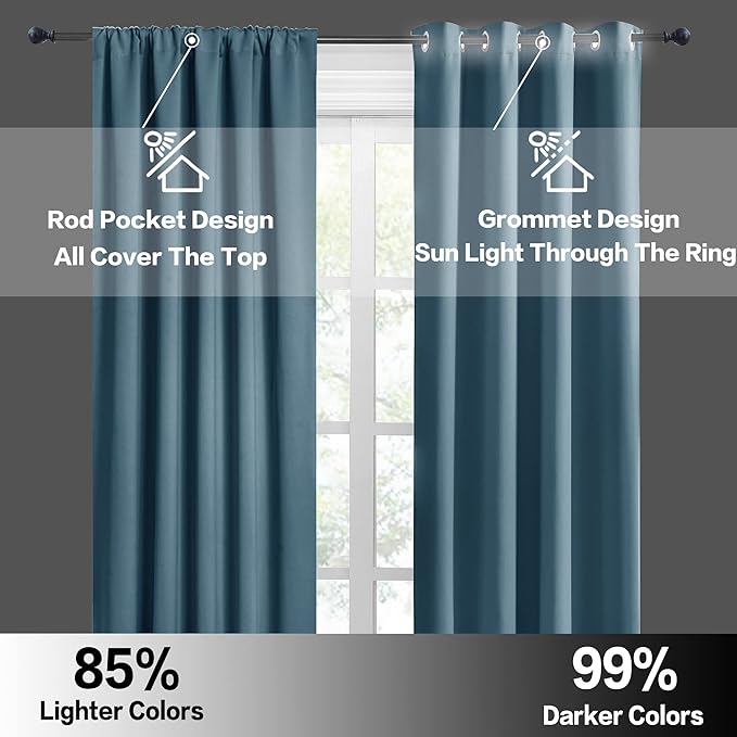 RYB HOME RV Camper Door Window Curtains -Blackout Privacy Curtains & Drapes - Image 5