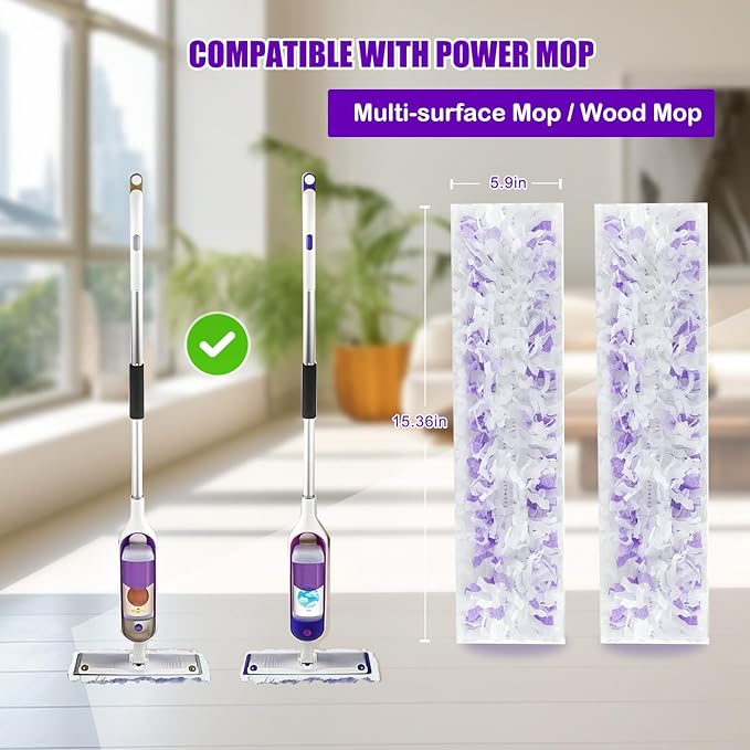 50 Count Disposable Mopping Pads Refills - Image 3