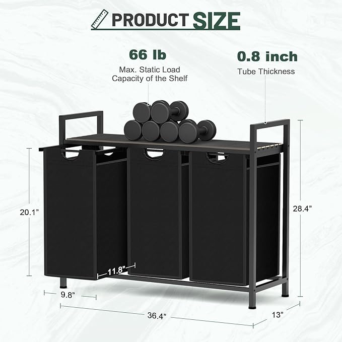Laundry Hamper, Laundry Sorter - Image 4