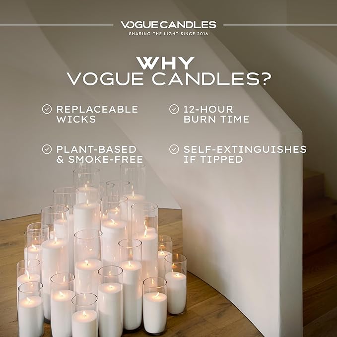 Vogue Candles 3-Pack 5 LB Refillable White Pearled Candle Sand – 15 LB Value - Image 4