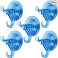 Antimbee Suction Hooks, 5 Pack Clear Hanger, Removable Small Suction Cups by Antimbee