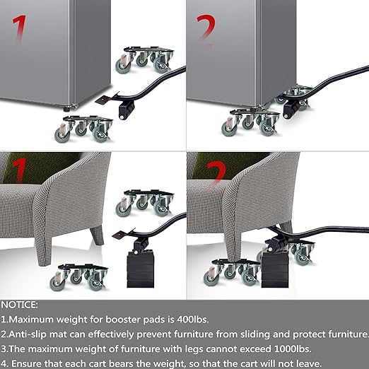 Furniture-Dolly-Furniture-Movers-with-5-Wheels, Furniture Sliders Large Size - Image 5