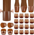 BALEINE 16 Pack Silicone Chair Leg Floor Protectors, Stool Leg Protectors Cap by BALEINE