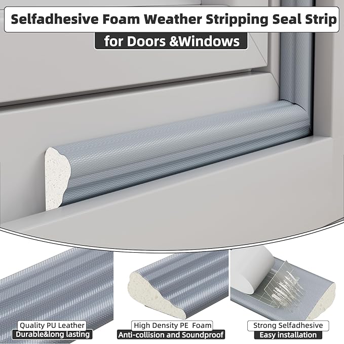 16.4 Ft Weather Stripping Seal Strip - Image 2