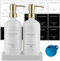 Thick Glass Soap Dispenser by Eggs+sound
