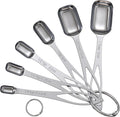 6PCS Narrow Measuring Spoons Set, Stainless Steel Measuring Spoon Fits in Spice by CreateHarmonyWithYourPet